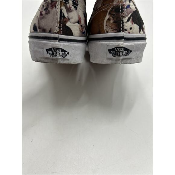VANS ASPCA Cats Kittens Print Lace Up Unisex Sneakers Women's Size 7.5 Men's 6 - Picture 4 of 9